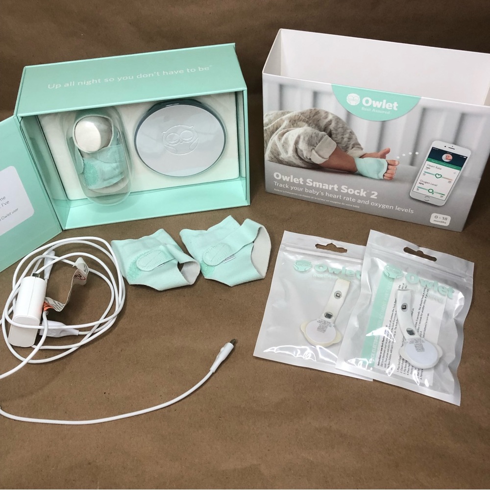 Owlet Smart Sock 2 Baby Monitor - EUC